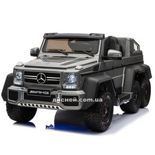 Двухместный детский электромобиль M 3962 ABLR-11, Mercedes, серебристый